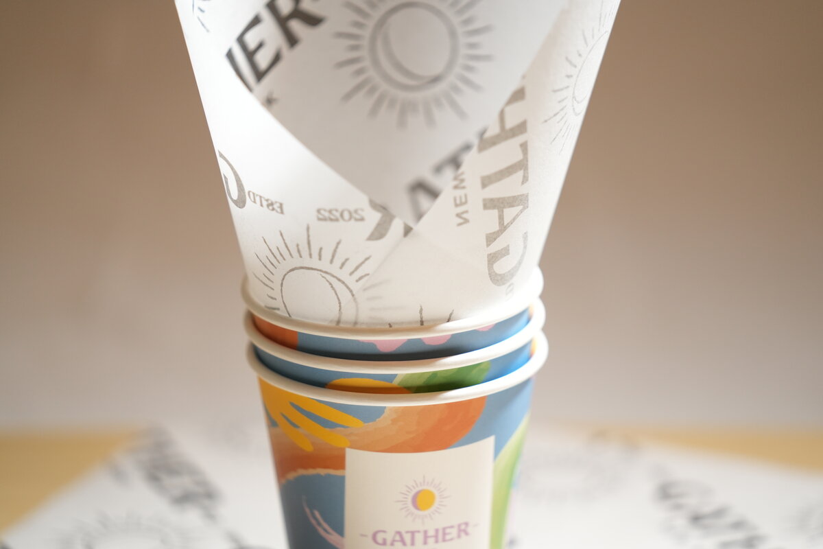 Gather Custom Branded Paper Cups - Image 4