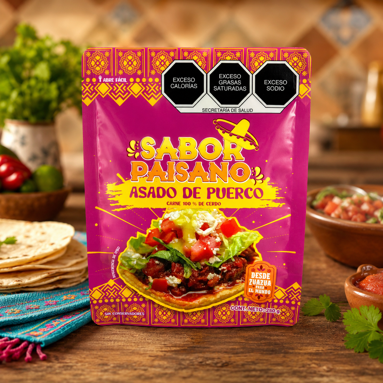 Sabor Paisano Plastic Bags - Style 1