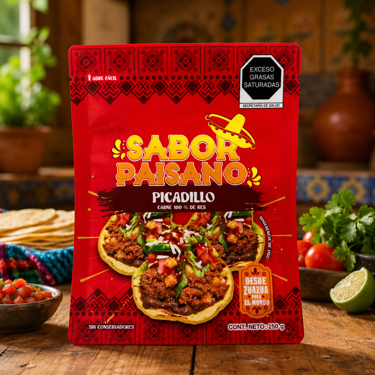 Sabor Paisano Plastic Bags - Style 2