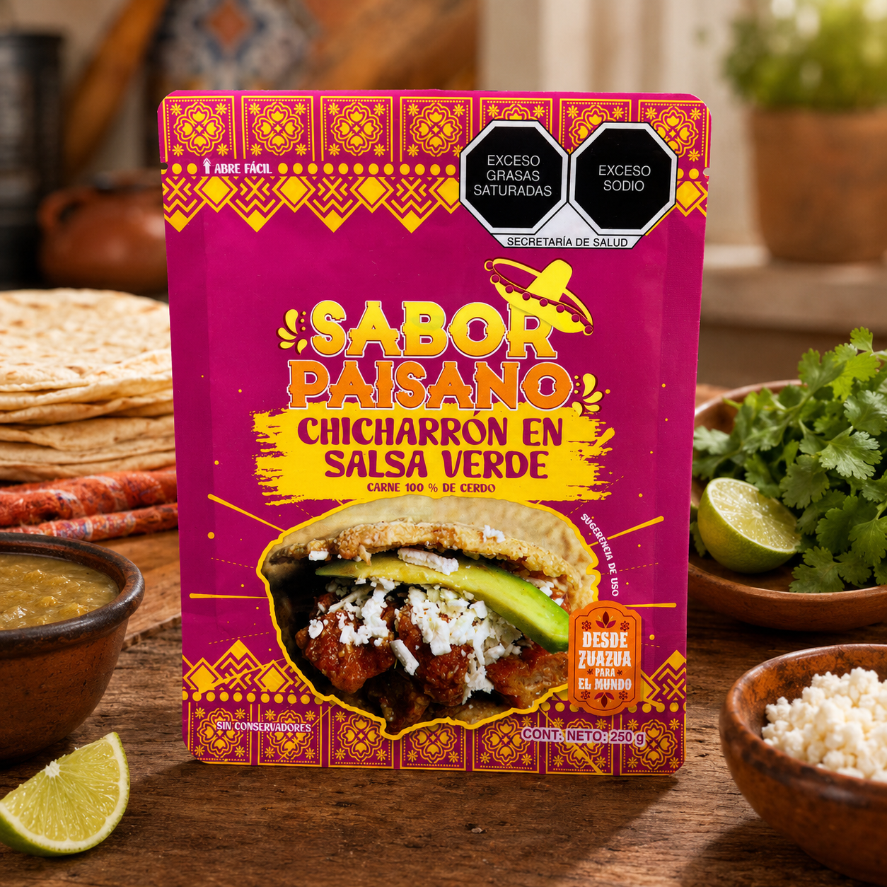 Sabor Paisano Plastic Bags - Style 3