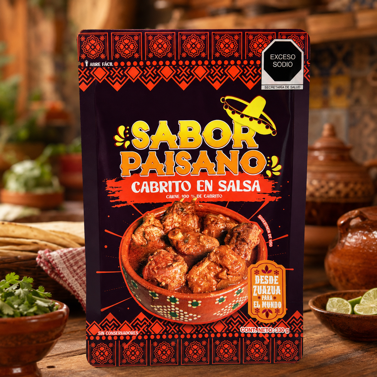 Sabor Paisano Plastic Bags - Style 4