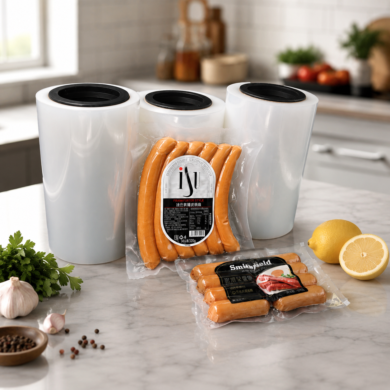 Sausage Plastic Bags